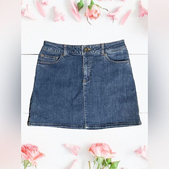 DL1961 Mini Parker Swagger Denim Skirt Made w/American Cotton (Medium) - Picture 16 of 16